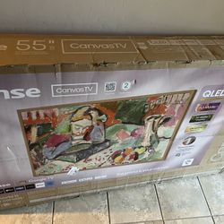 Brand new Hisense 55-Inch Class QLED 4K S7N CanvasTV Series Dolby Vision HDR Google Smart TV (55S7N)