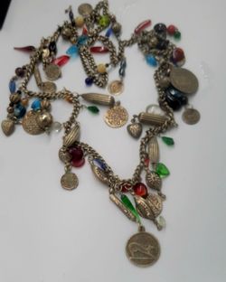 Beaded necklace.
