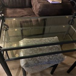 Glass Top Vanity