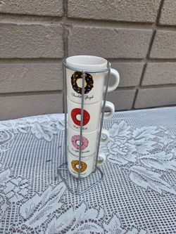 Donut stacking espresso cups