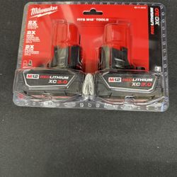 Milwaukee M12 Battery 3.0 New 