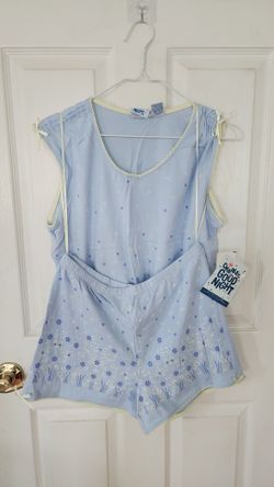 Two-piece Set Of Sleeveless Sleeping Short Suit