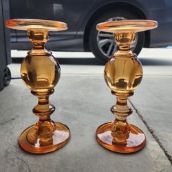 Pair Of Candle Holders 