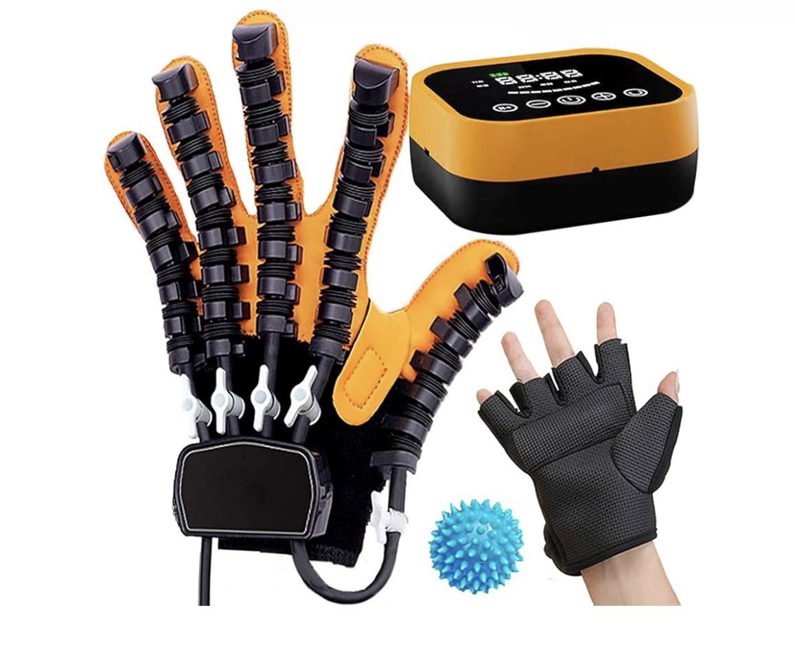 Rehabilitation Robot Gloves Hemiplegia Hand Stroke Recovery Equipment, Finger Exerciser & Hand Strengthener Physical Therapy Equipment