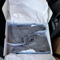 Wolf Grey Jordan 5s Size 12 (in hand)