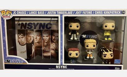 FUNKO "ALBUMS": *NSYNC (SELF-TITLED ALBUM) **WALMART L.E. EXCLUSIVE** 🔥 (PERFECT CONDITION & 24" WIDE) **AVAILABLE: DON'T ASK**