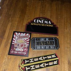 Home Theater Wall Decal $50 For All 