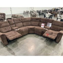 Manual living room reclining sectional sofa // Limited Time Offer 