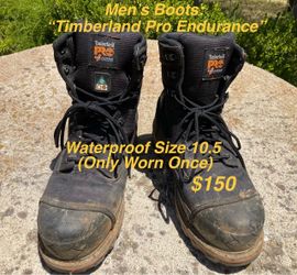 Mens Boots: black-“Timberland Pro Endurance”