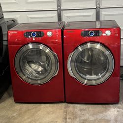 Set Samsung Big Heavy Duty Washer Machine And Gas Dryer Everything Works We Deliver 
