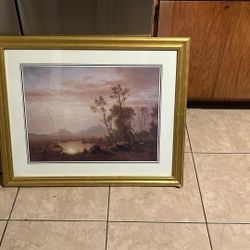 A Picture Of Nature With Deers