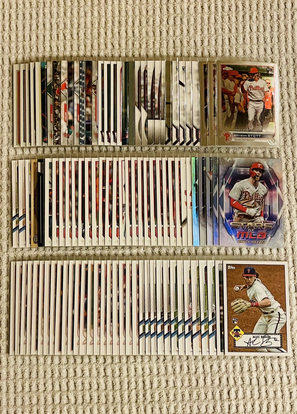 Philadelphia Phillies 100 Card Baseball Lot!