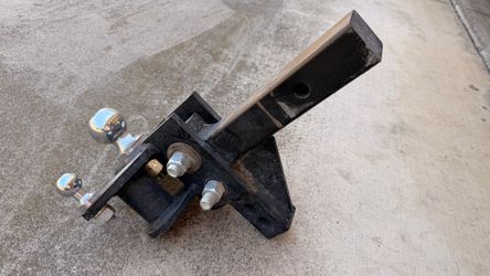 Husky Adjustable Trailer Hitch Dual Ball Mount – Heavy Duty