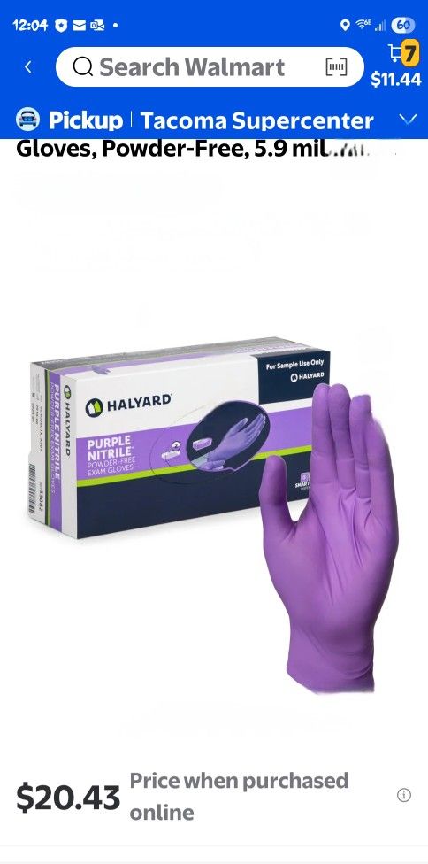 RARE XS Nitrile Gloves