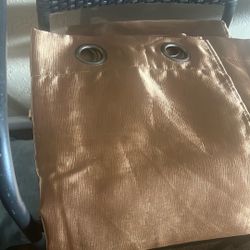 Beautiful long curtains measure approximately 88 to 85 length and with their four panels each panel is 50 inches so that makes 200 across $30