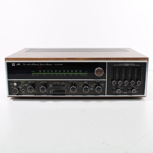 JVC 4VR-5414 VINTAGE FM AM 4-CHANNEL STEREO RECEIVER WITH S.E.A. CONTROL SYSTEM