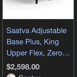 Saatva Electronic Base Adjust plus