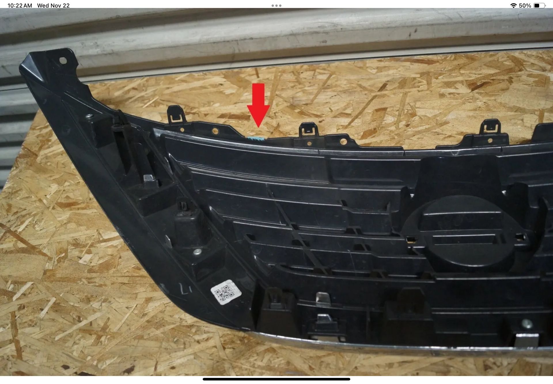 2016 2018 NISSAN ALTIMA FRONT GRILLE OEM