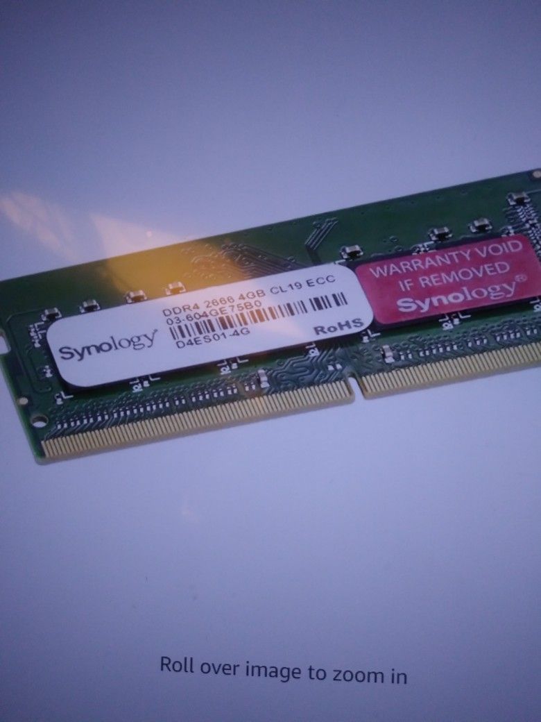 Synology Sodimm Ram DDR4 4GB.