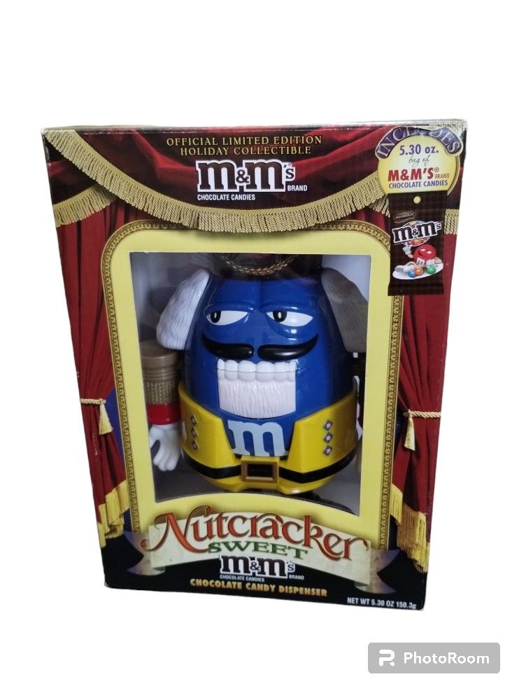 Nutcracker Sweet M&m Candy Dispenser Yellow M&m Very Collectible