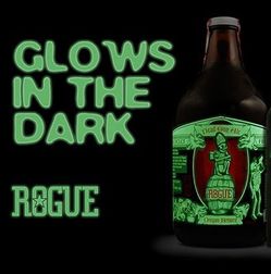 Halloween glowing growler Rogue Dead Guy Stout