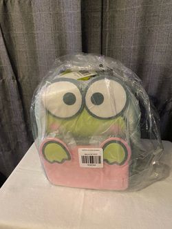 Loungefly Keroppi 3D Gingham Mini Backpack