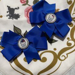 Hello Kitty Dodger Hair Bows