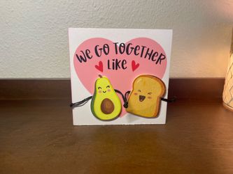 Cute Avocado Toast Sign