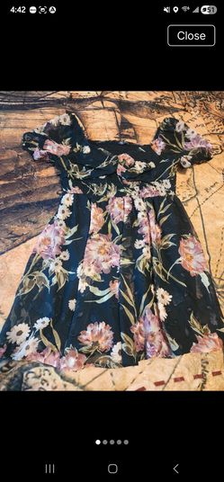 Lily Rose Floral Mini Dress