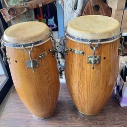 Congas 14" and 12" Pair w/ Stand 