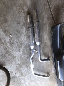 Harley fat boy exhaust