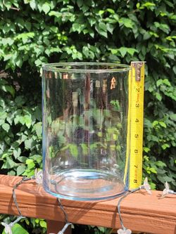 Clear Glass Cylinder Vase