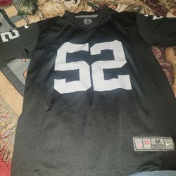 Raiders jersey size medium boys