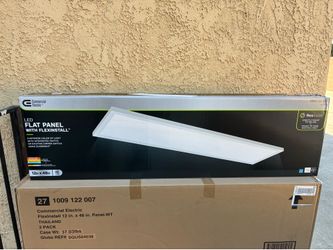 Commercial Electric Flexinstall 12"x48" LED Flat Panel Light