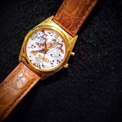 Tazmanian Devil "Me Sing" Genuine Leather Watch