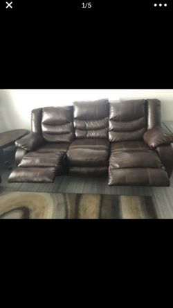 Ashley furniture new sofa recliner