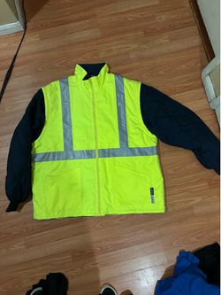 GloWear Adult Unisex Lime Hooded Visit > Insulated Work Jacket