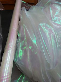 Iridescent Organza Fabric $ 15 ( 3 Yards )