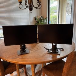 (2) Dell P2419H LED-Backlit, AntiGlare, Anti-Glare, 3H Hard Coating IPS Monitor 