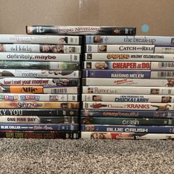 DVDs Mix Of Comedy And Romance And Others- $10 For ALL