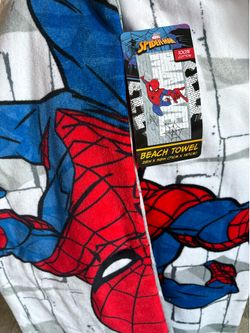 Spiderman towels