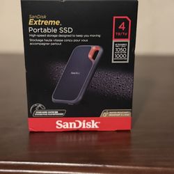 4 TB Sandisk Extreme SSD  