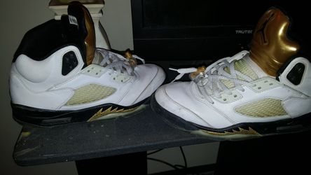 Jordan 5 gold medal size 8 cash only