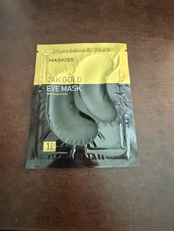 Maskiss 24K Gold Eye Mask Soothing & Cool One Pair Fine Lines Wrinkles Unisex C500