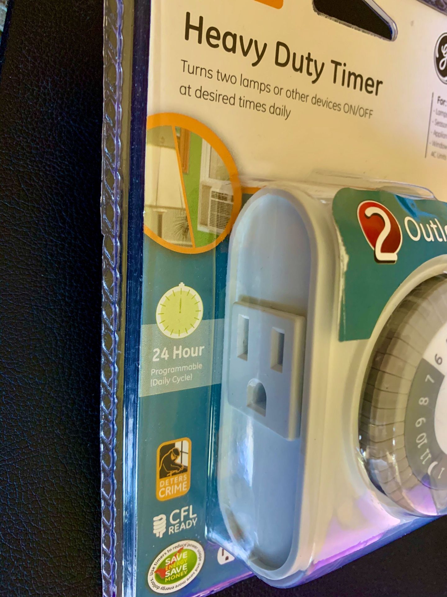 Two brand new GE heavy duty timers; each control 2 appliances