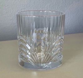 4 Studio crystal double old fashioned whiskey glasses