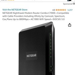 Netgear Nighthawk Router Modem Combo