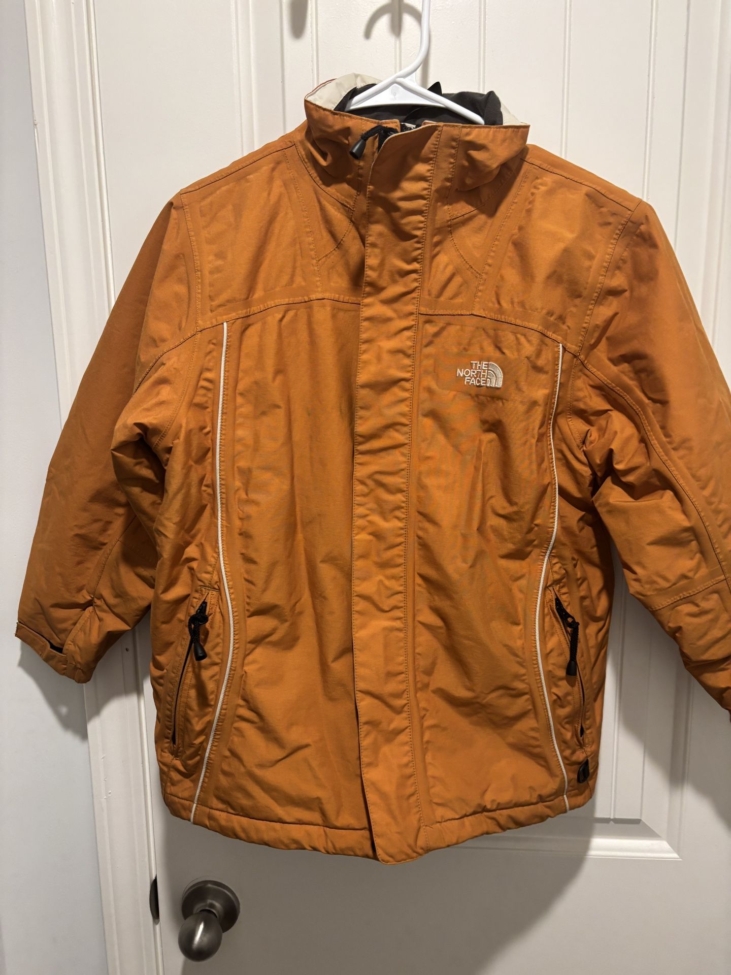 Vintage The North Face Hyvent Multi Pockets Jacket Hiking Orange Size