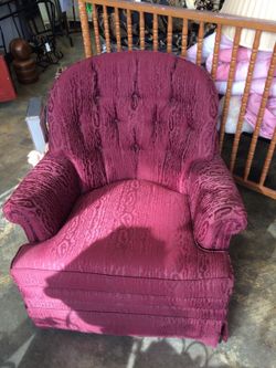 Swivel rocking chair