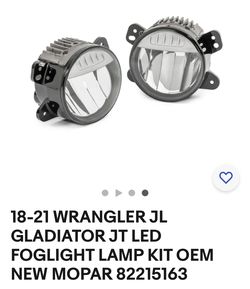 Gladiator Mopar Fog lights Pair Like New